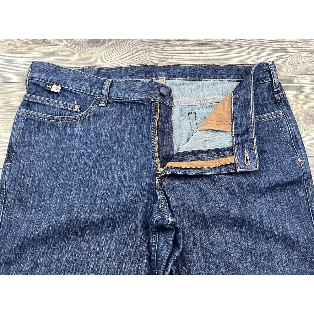 Carhartt‎ Women's Blue Jeans Original Fit CAT 2 Flame Resistant Size 18 SHORT